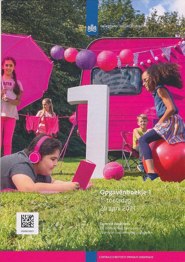 Centrale Eindtoets 2021 opgavenboekje 1, Boeken, Schoolboeken, Nieuw, Verzenden
