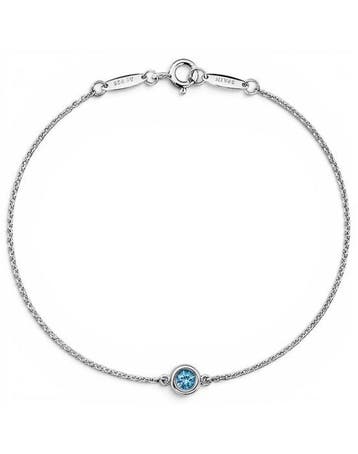 Tiffany & Co. - Armband Zilver - Aquamarijn, Nieuw