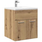 vidaXL Wastafelkast 41x38,5x46 cm bewerkt hout artisanaal, Verzenden, Nieuw, Wastafelkast, Minder dan 100 cm