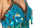 Festival Ibiza Coin Top Aqua, Kleding | Dames, Carnavalskleding en Feestkleding, Ophalen of Verzenden, Nieuw