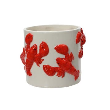 Bloempot kreeft decoratie dolomiet  van €11,99 voor €5,99, Ophalen of Verzenden, Nieuw