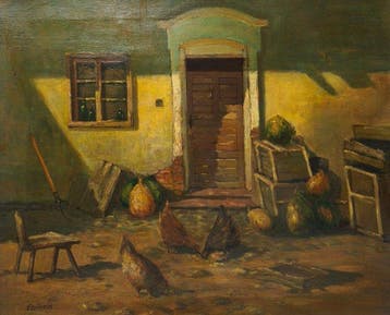Paul Unbereit (1884-1937) - Bauernhof in der Wachau