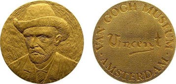 Nederland. Penning Opening Vincent van Gogh Museum 1973