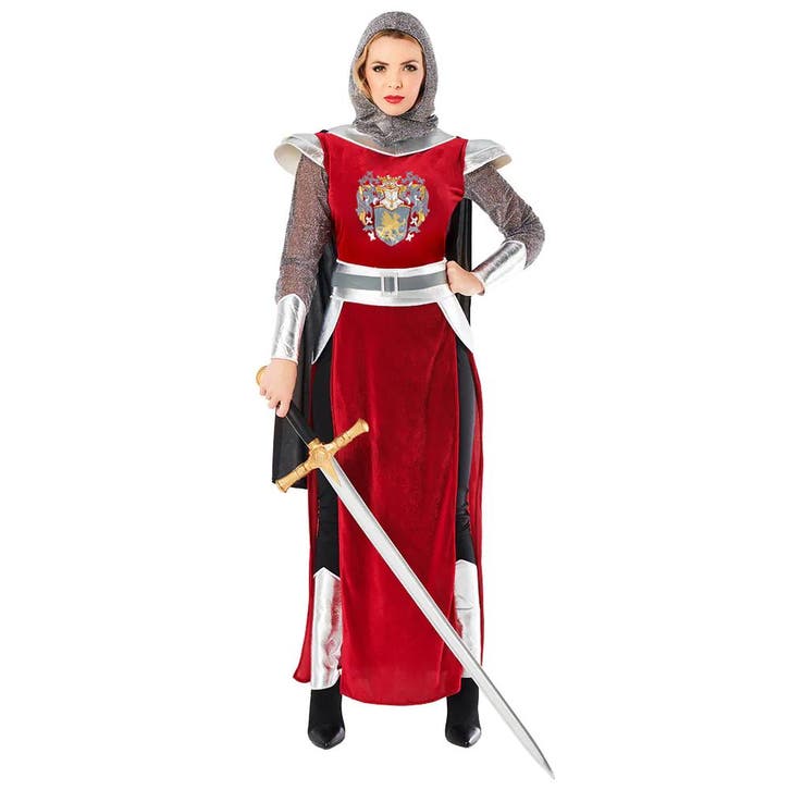 Kostuum Ridder Dames Adeline, Kleding | Dames, Carnavalskleding en Feestkleding, Nieuw, Ophalen of Verzenden