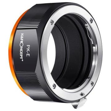 K&F Adapter Sony E-Mount Camera naar Pentax PK-Mount Lens, Ophalen of Verzenden, Nieuw