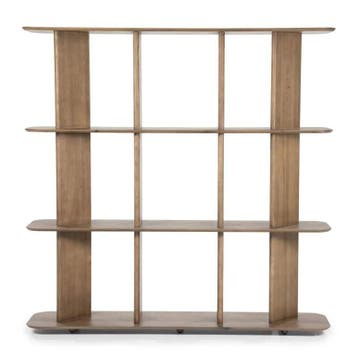 Wandkast Ty - Bruin - 96223 - wandkasten, Nieuw, Overige materialen
