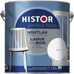 Histor Perfect Finish Houtlak Zijdeglans RAL 9001 | Crèmewit, Doe-het-zelf en Verbouw, Verf, Beits en Lak, Verzenden, Wit, Nieuw
