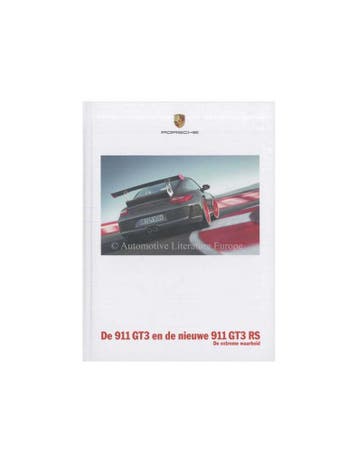 2010 PORSCHE 911 GT3 + RS HARDCOVER BROCHURE NEDERLANDS, Nieuw, Porsche, Author