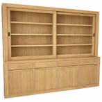 Buffetkast Wijchen eiken natuur 260cm, Ophalen of Verzenden, Nieuw