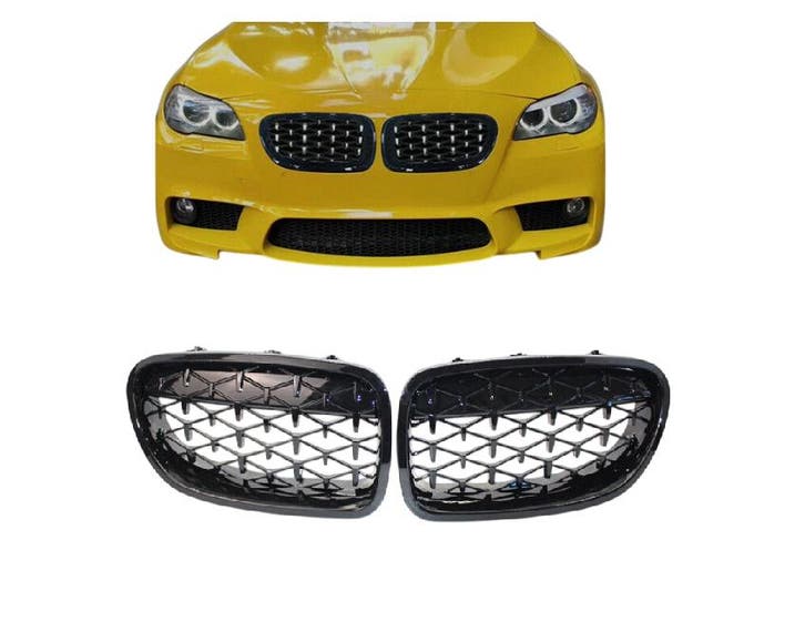 Grillen set | Nieren | BMW 5-series | F10 Sedan | 2010-2016, Auto-onderdelen, Carrosserie en Plaatwerk, Nieuw, BMW, Verzenden