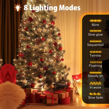 LED Lichtgordijn - Kerstversiering  - Kerstverlichting - 10, Verzenden, Zo goed als nieuw