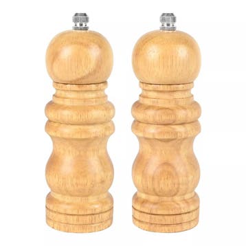 Benson Houten peper en zoutmolen set van 14 cm met verste..., Ophalen of Verzenden, Nieuw