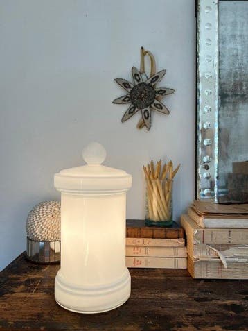 Tafellamp - Glas - Opaline lamp