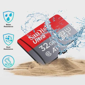 SanDisk Ultra Micro SD Kaart 32GB, 64GB, 128GB - Class 10, U, Verzenden, Nieuw