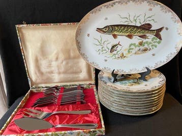 Giraud Limoges - Tafelservies (12) - Porselein
