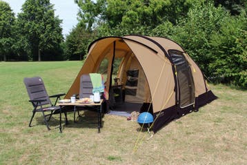 Eurotrail Iowa BTC Alu 3 persoons familietent Nieuw, Caravans en Kamperen, Tenten, Verzenden, Nieuw, Tot en met 3