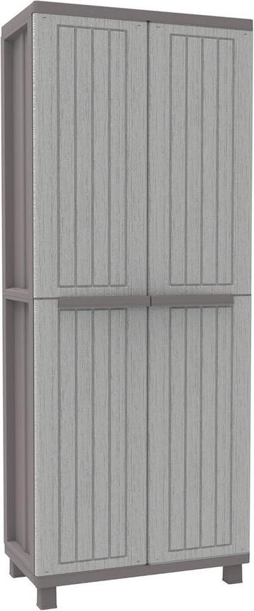 Kledingkast 170cm Houtlook | Retourdeal 34% Korting, Kunststof, Zo goed als nieuw, Modern, 150 tot 200 cm