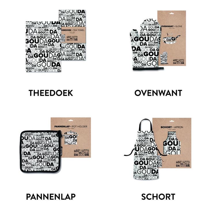 Gouda voordeelpakket keukentextiel, Huis en Inrichting, Keuken | Textiel, Overige typen, Overige kleuren, Nieuw, Verzenden