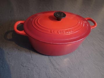 Le Creuset - Braadpan - Ovale cocotte 25 - Emaille, bron -