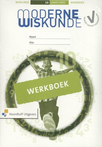 Moderne Wiskunde 10 havovwo 1 werkboek ab 9789001813550, Zo goed als nieuw