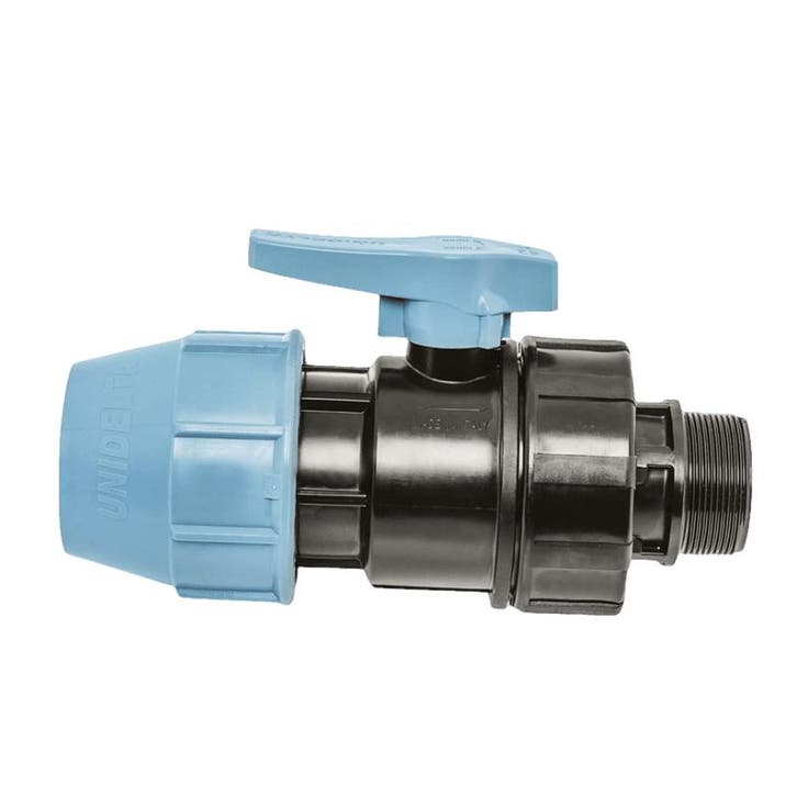 Unidelta kogelkraan - klem x buitendraad, Doe-het-zelf en Verbouw, Verwarming en Radiatoren, Nieuw, Verzenden