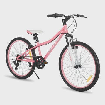 Hiland 24 Inch Kinder Mountainbike met Voorvering - Fiets vo, Verzenden, Nieuw