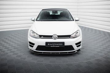 Maxton Front Splitter V.6 Volkswagen Golf R / R-Line Mk7, Verzenden
