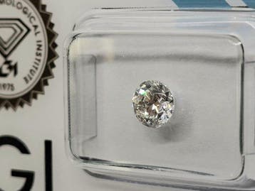 1 pcs Diamant (Natuurlijk) - 0.72 ct - Rond - F - VVS1 -, Nieuw