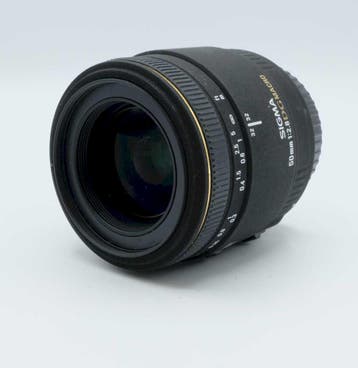 Sigma 50mm 2.8 DG MACRO Nikon OCCASION (094), Ophalen of Verzenden, Gebruikt