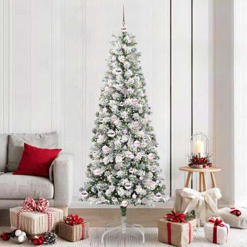 vidaXL Kunstmatige Inklapbare Kerstboom 300 LEDs Groen en, Verzenden, Nieuw
