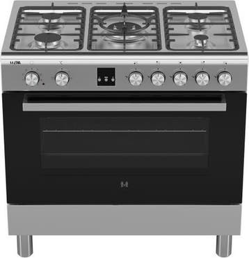 €849 Etna FG190RVS Fornuis, Ophalen of Verzenden, Nieuw, Vrijstaand