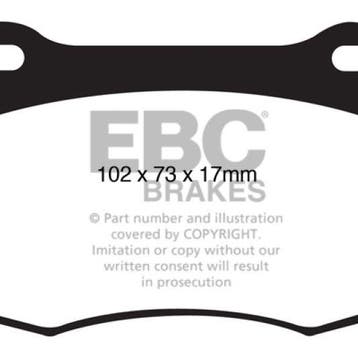 EBC 08+ Lexus IS-F 5.0 Yellowstuff Rear Brake Pads, Ophalen of Verzenden, Nieuw
