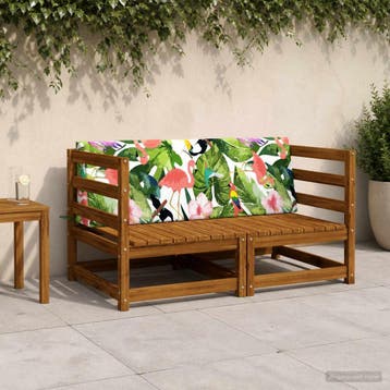 vidaXL Rugkussen SOEST 100% Polyester Meerkleurig 120 x 20 x, Verzenden, Nieuw, Meerkleurig