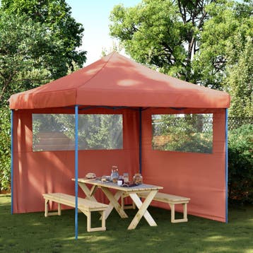 vidaXL Partytent inklapbaar pop-up met 2 zijwanden, Verzenden, Nieuw, Partytent