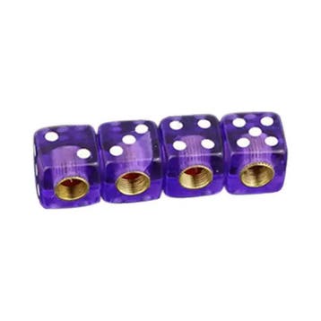 TT-products ventieldoppen Dice Clear Purple dobbelstenen 4, Auto diversen, Ophalen of Verzenden, Nieuw