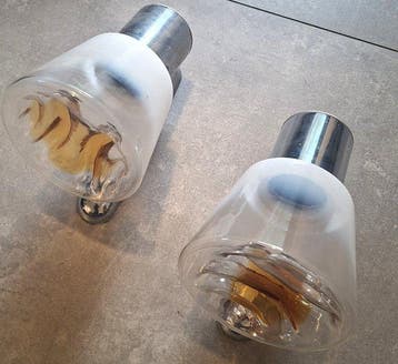 Wandkandelaar (2) - Muranoglas, Antiek en Kunst