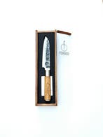 Santoku Knife - Hammered and Forged - 440C Japanese, Antiek en Kunst
