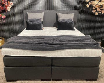 Boxspring James Deluxe - 130 x 210, Nieuw