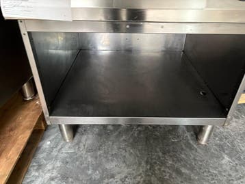Gasbakplaat zanussi met opbergruimte, Zakelijke goederen, Horeca | Keukenapparatuur, Ophalen of Verzenden, Gebruikt
