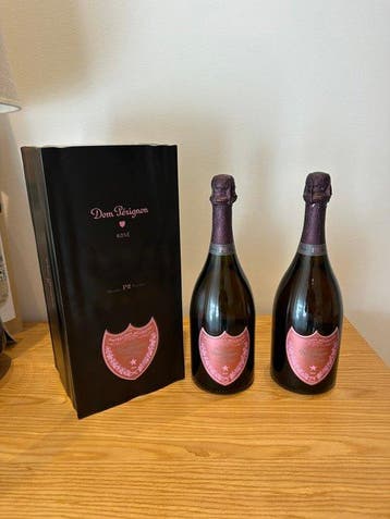 2000 Dom Pérignon, P2 - Champagne Rosé - 2 Flessen (0.75, Nieuw