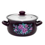 Silesia Klara vintage paars met bloemen 8 delige retro, Huis en Inrichting, Keuken | Potten en Pannen, Ophalen of Verzenden, Nieuw