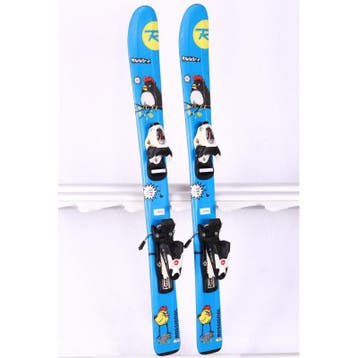 80 93 kinder skis ROSSIGNOL ROOSTIE blue + Rossignol COMP k, Verzenden, Gebruikt, Rossignol