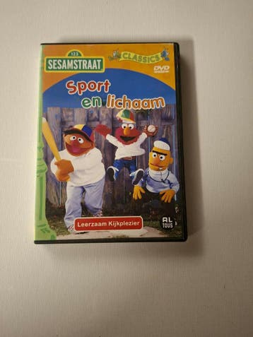 123 Sesamstraat sport en lichaam leerzaam kijkplezier, Verzenden, Nieuw in verpakking