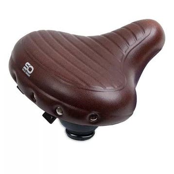 Selle orient  Zadel relax elastomeer bruin, Fietsen en Brommers, Verzenden, Nieuw