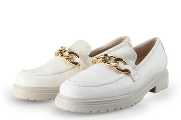 Gabor Loafers in maat 40 Wit, Verzenden, Wit, Overige typen, Gabor
