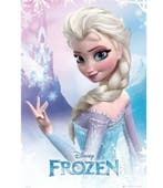 Frozen Elsa maxi poster magische ijsprinses voor kinderka..., Ophalen of Verzenden, Nieuw