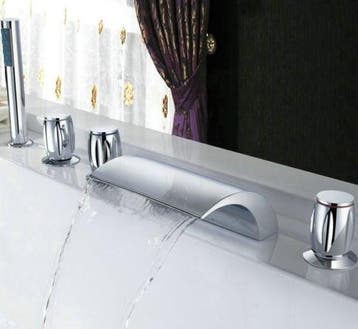 Watervalkraan type Acquario design waterval bad kraan, Verzenden, Nieuw