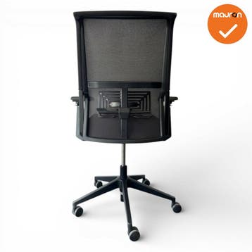 Haworth Comforto 59 - Zwarte stoffering - Netweave rug -..., Werkplek, Ophalen of Verzenden, Gebruikt, Stoel