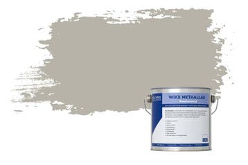 Wixx Aqua Metaallak Roestwerend RAL 7044 | Zijdegrijs 2.5L, Verzenden, Nieuw, Lak, Grijs