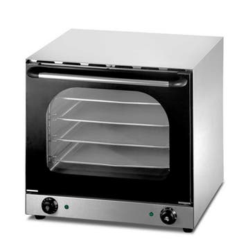 HCB Heteluchtoven - convectie - 43/32 cm - 230V - RVS, Verzenden, Nieuw in verpakking, Ovens, Magnetrons en Steamers